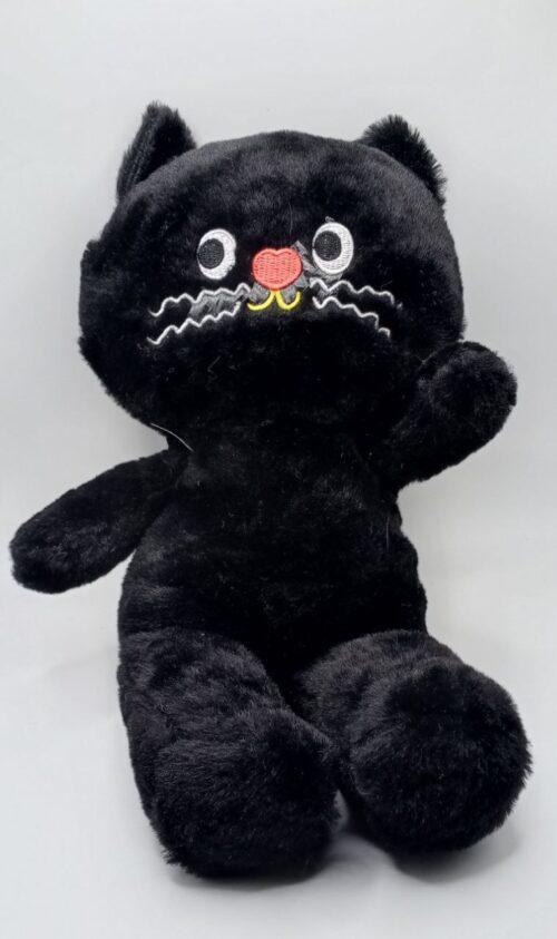 Мягкая игрушка Черный котик 28х14см 395руб